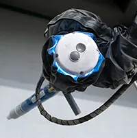 Robot GoFa control buttons