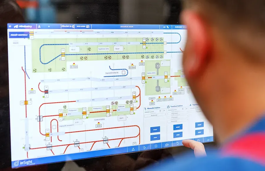 Control system main panel