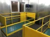 Yellow railing in coating line