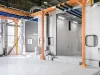 Semi-automatic powder coating booths