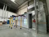 Liquid coating line side view