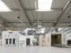 Coating booth and washer