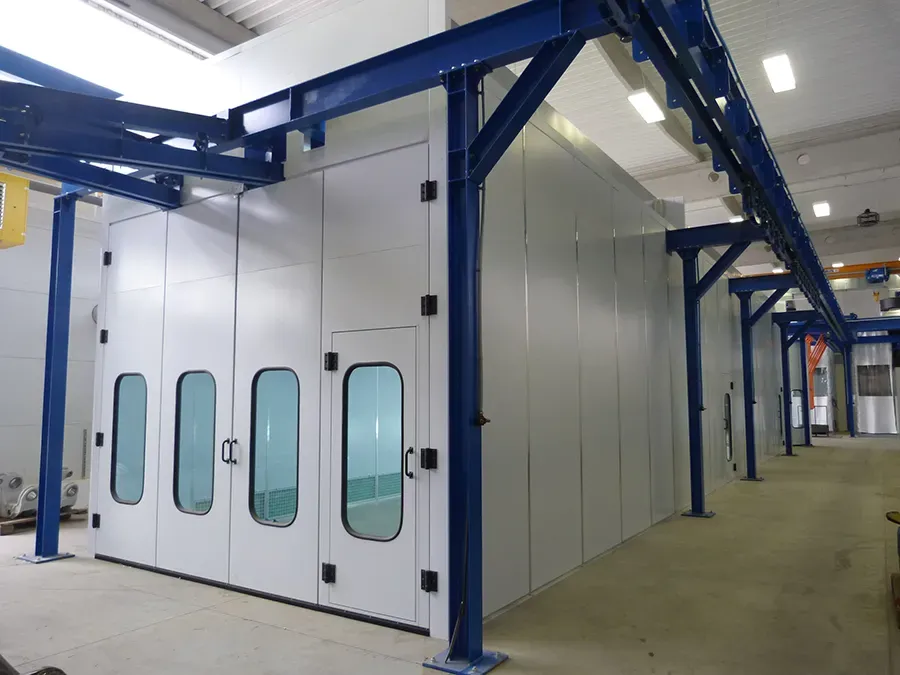 Wet coating line