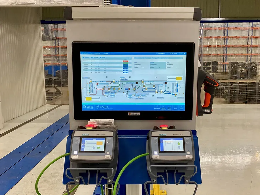 Control system panel