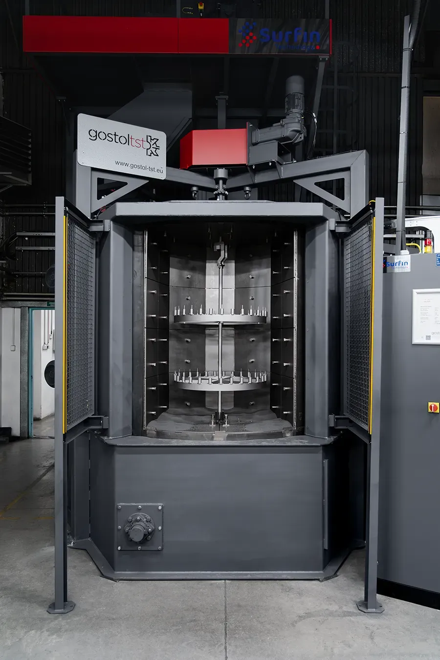 Vykládací stanice tryskacího zařízení