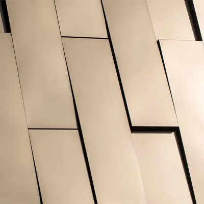 Hliníkové kovové panely nalakované práškovými barvami Interpon