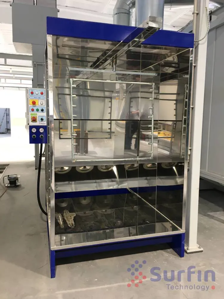 Manual coating booth