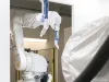 Automatic robotic powder coating