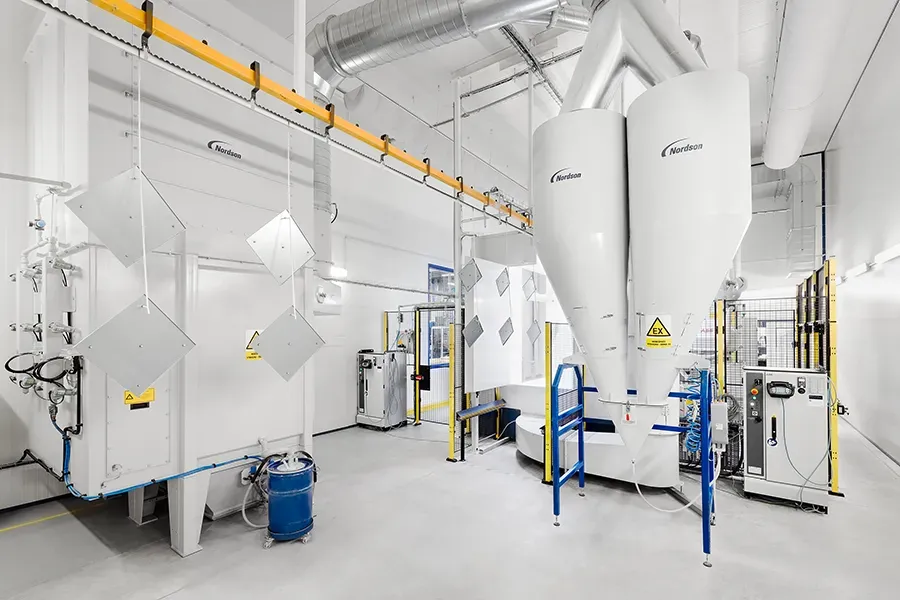 Powder coating line