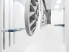 Powder coating of manholes