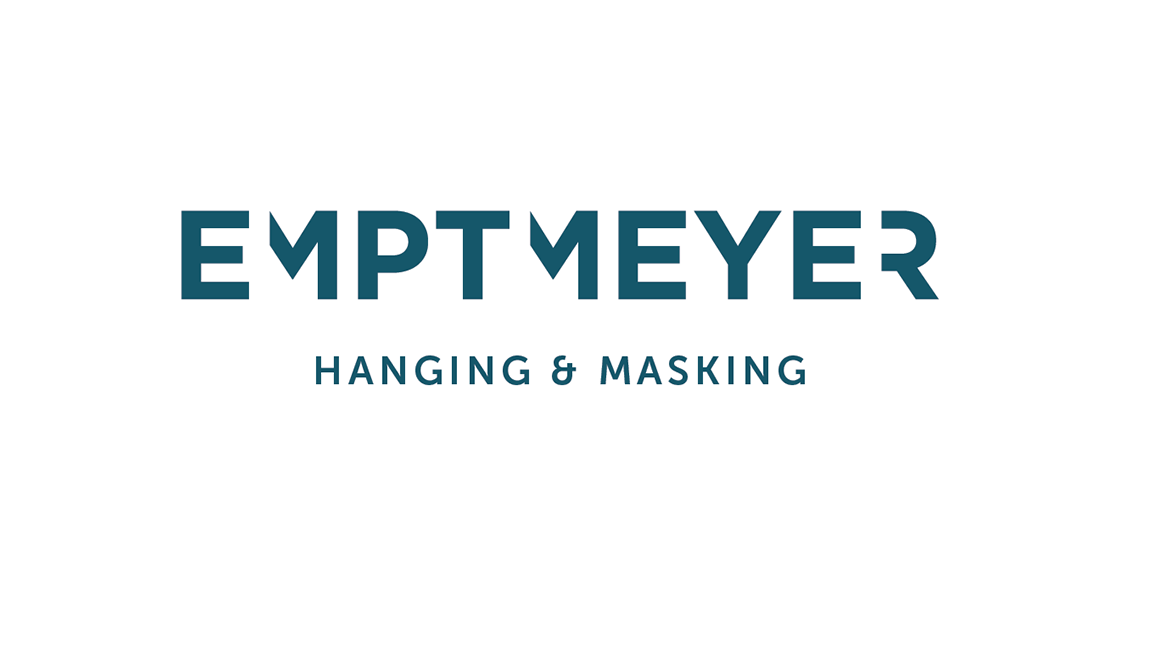 Logo of Emptmeyer, German company providing hanging and masking equipment