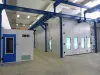 Wet coating line exterior view