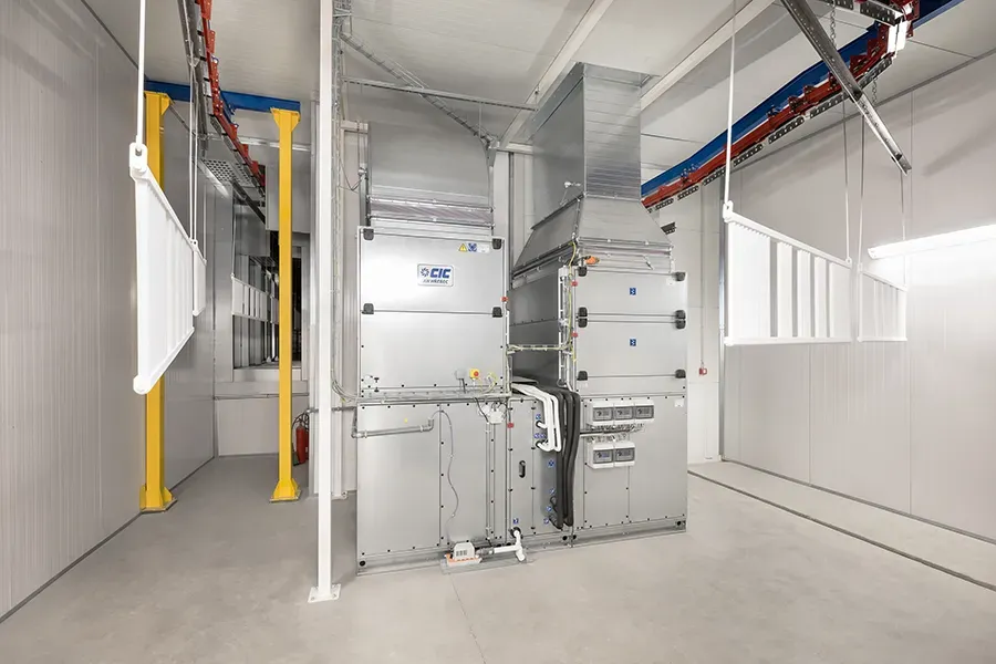 Continuous drying oven