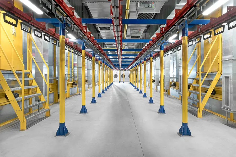 Overhead parts conveyor