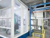 Robotic station with a coating robot