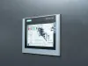 Blasting machine control panel close-up