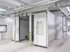 Wet coating booth exterior view
