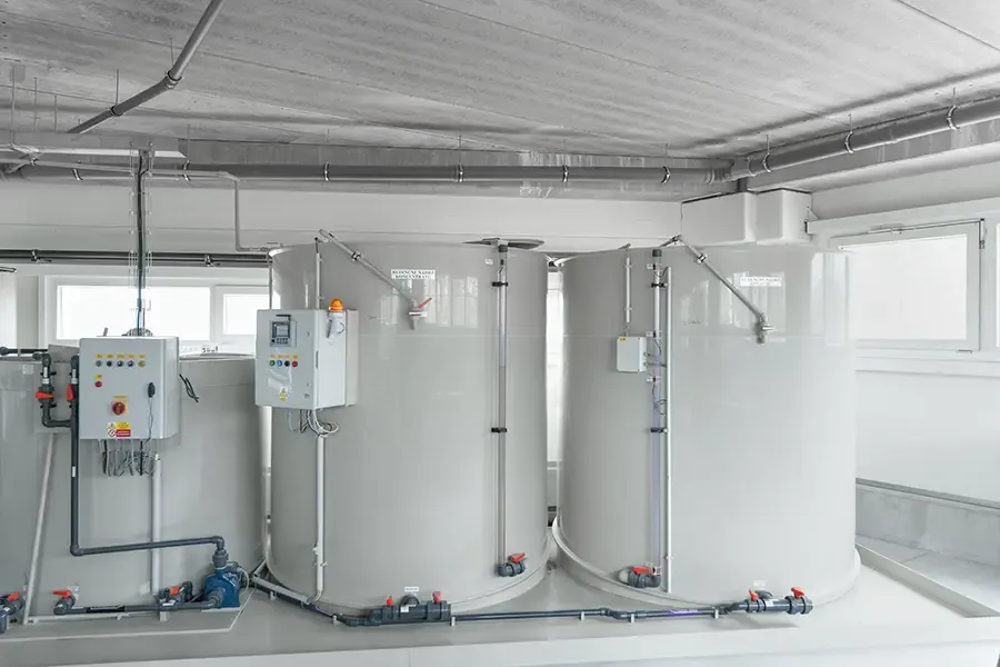 Stanice vodohospodářství lakovací linky