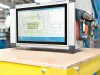 Coating line control system panel