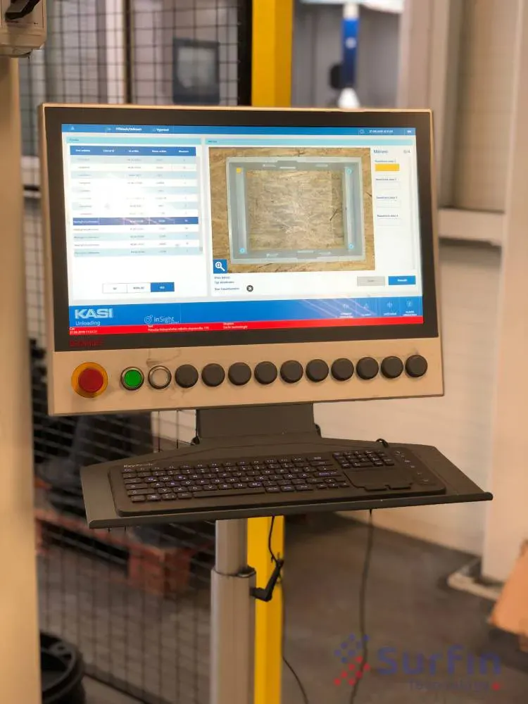 Coating line control system software