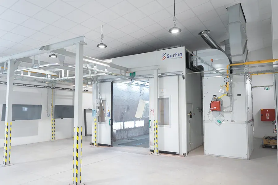Continuous wet coating line
