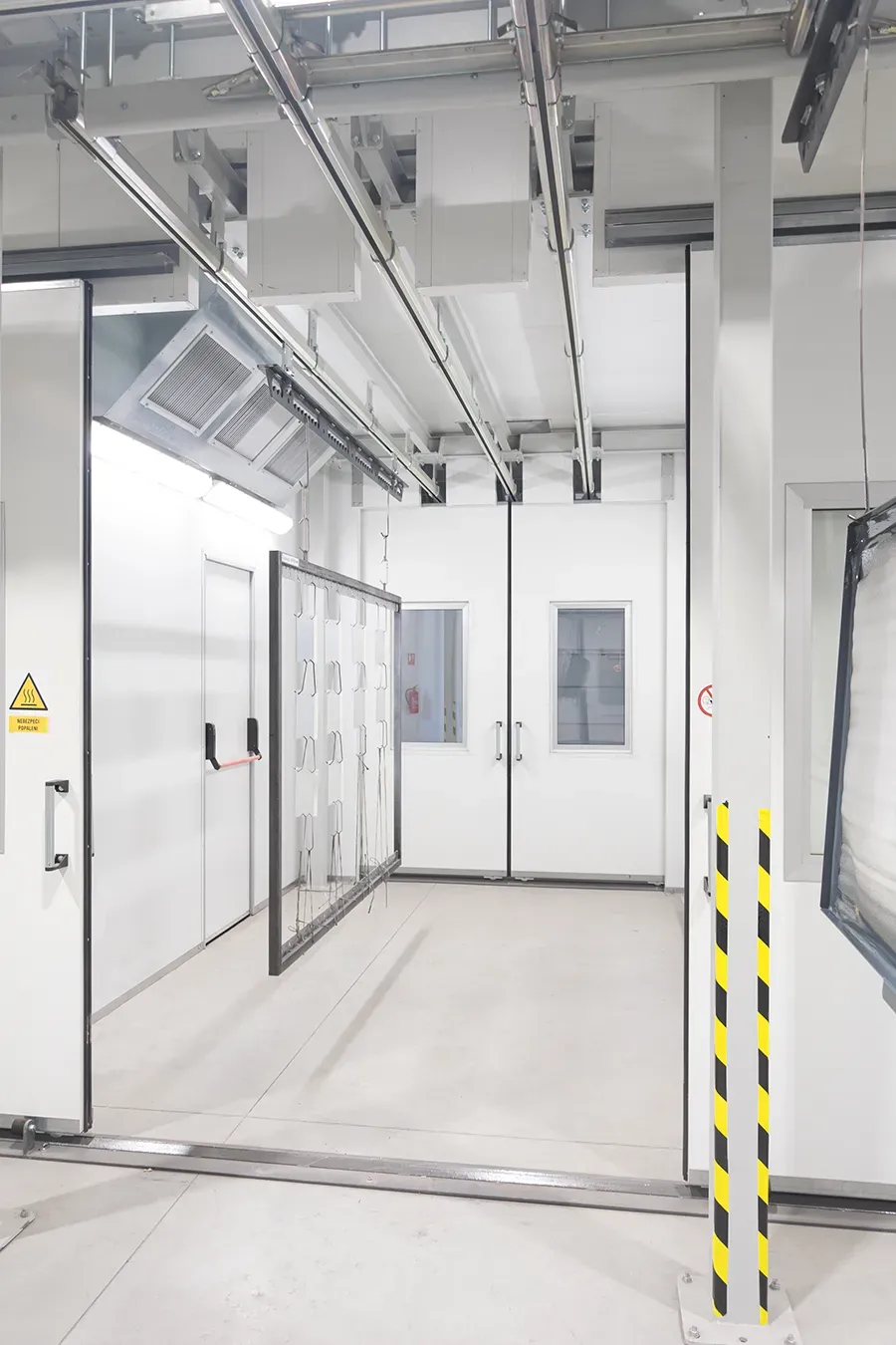 Drying oven interior