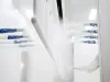 Radiator inside robotic coating line