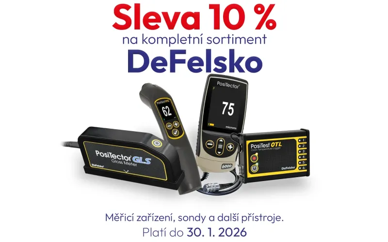 Banner - Sleva 10 % na kompletní sortiment značky DeFelsko