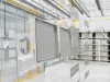 Metal parts hanging 
