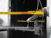 Robotické lakování vagónu mokrými barvami