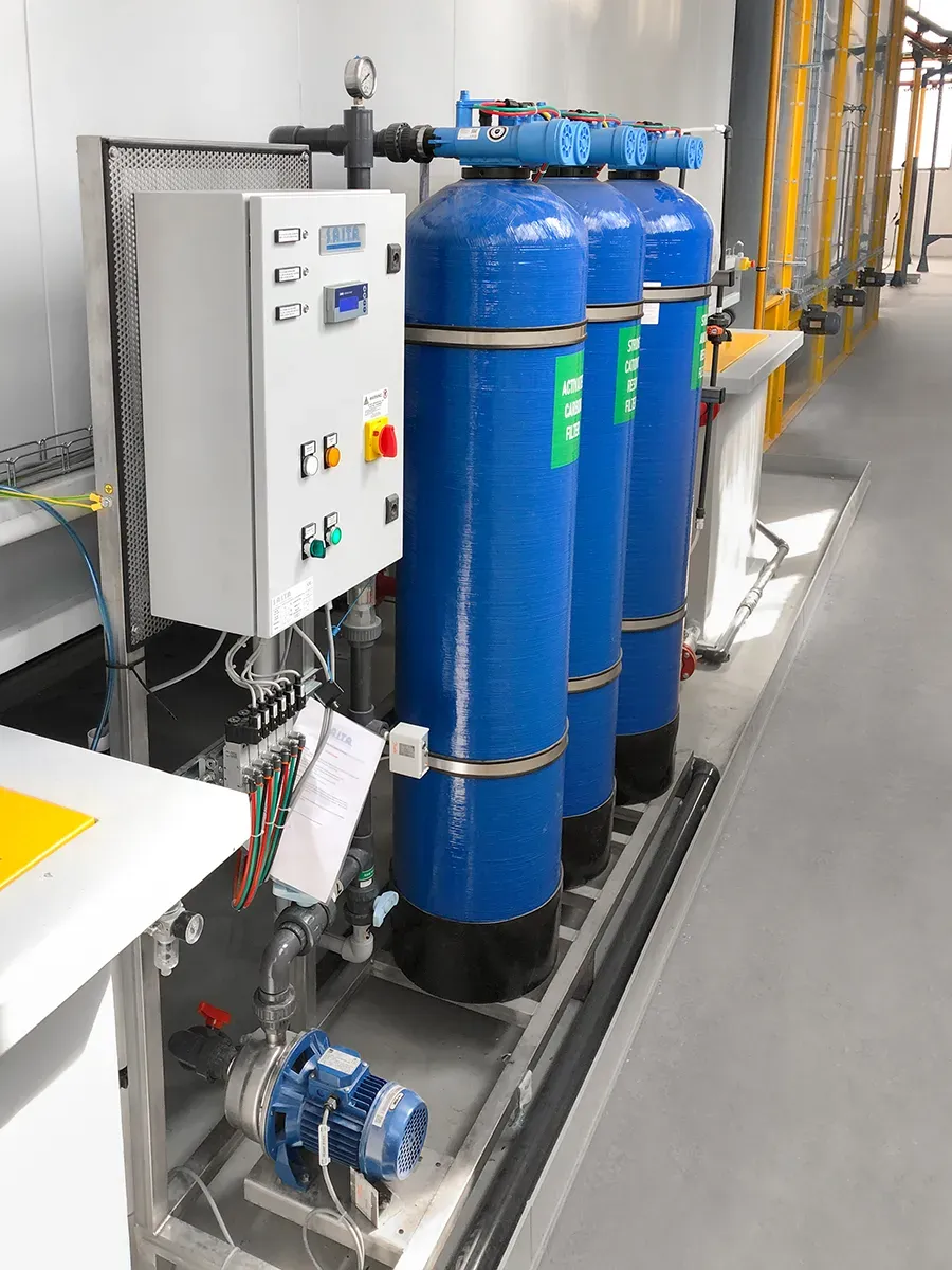 Coating line components