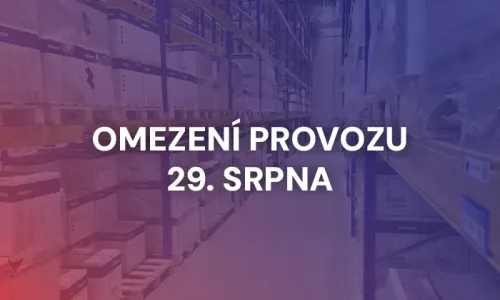 Omezení provozu 29. srpen 2025