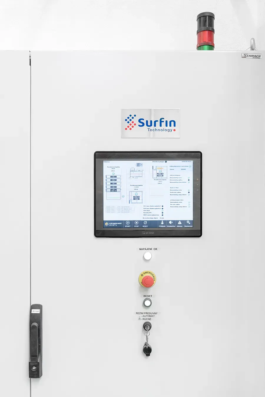 Control system main panel