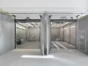 Blasting chamber front view